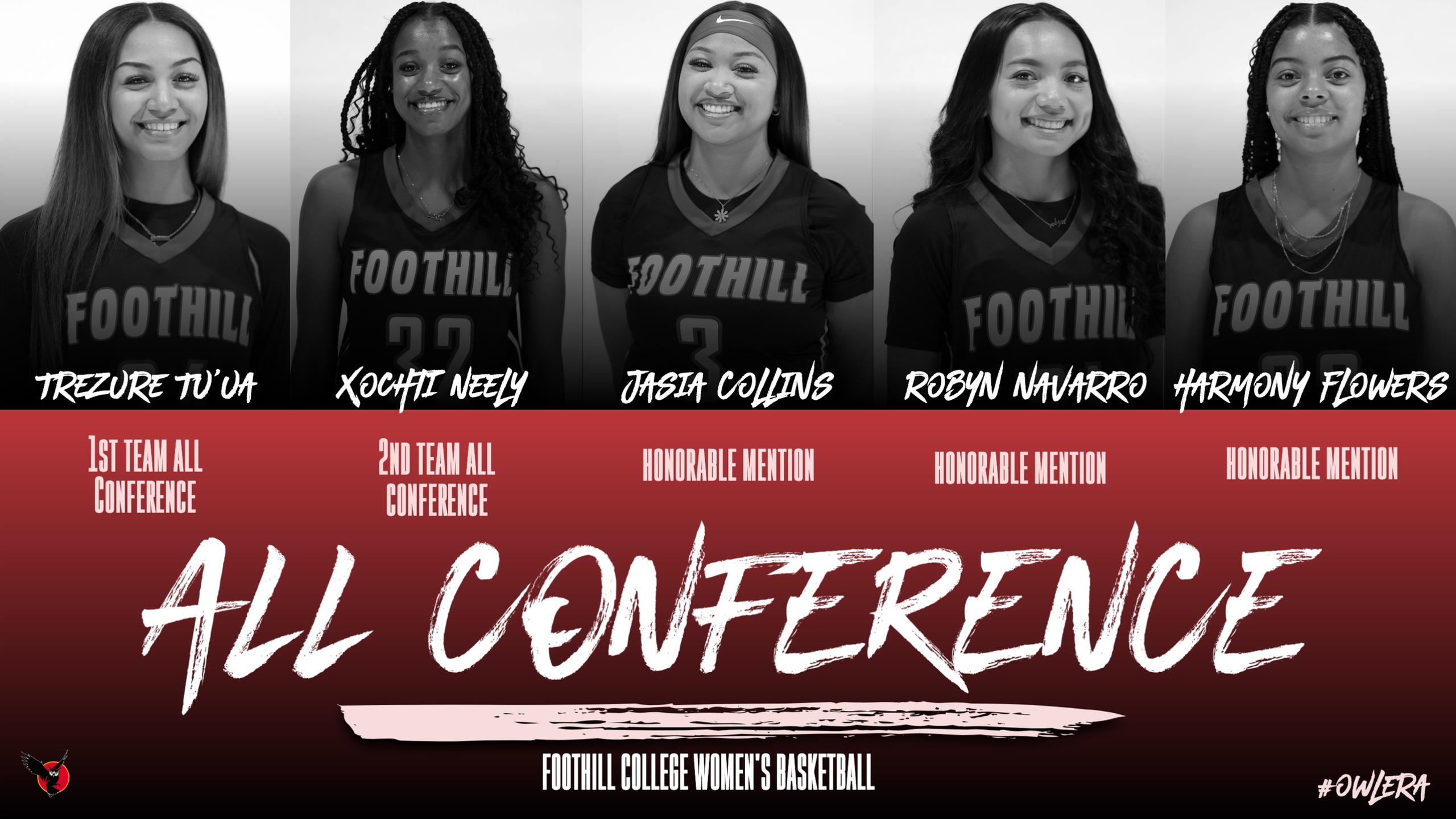 Foothill College Women's Basketball All Conference Selection
